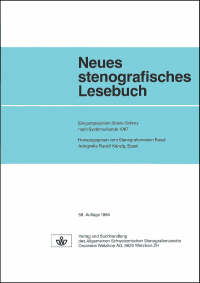 «Neues stenografisches Lesebuch»