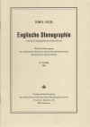 «Englische Stenografie» mit Schlüssel «Englische Stenografie» mit Schlüssel