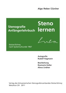 umschlag steno lernen